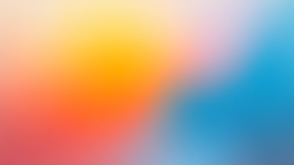 Interface utilisateur montrant dégradé de couleurs harmonieuses, température chromatique progressive, design accessible