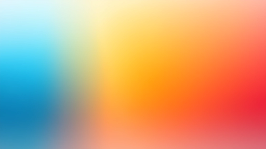 Gradient thermique de couleurs froides bleues à couleurs chaudes rouges, montrant la température chromatique