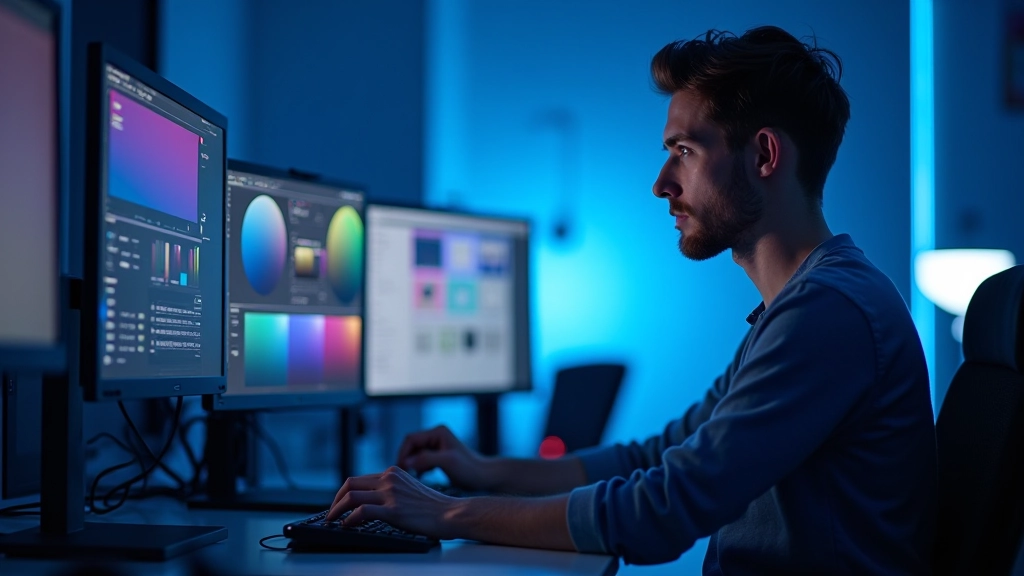 Interface d'un outil de gestion de design system avec palette de couleurs et variables organisées
