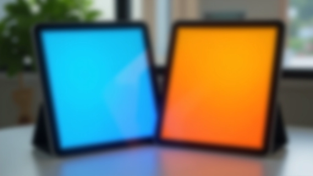 Comparaison côte à côte de deux interfaces : une avec palette froide calme et une avec palette chaude énergétique